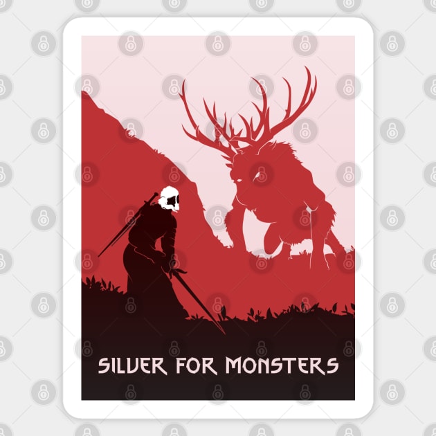 Silver For Monsters Sticker by LouFish